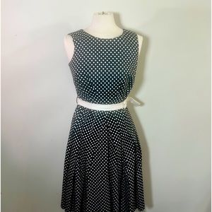 Black and white dress